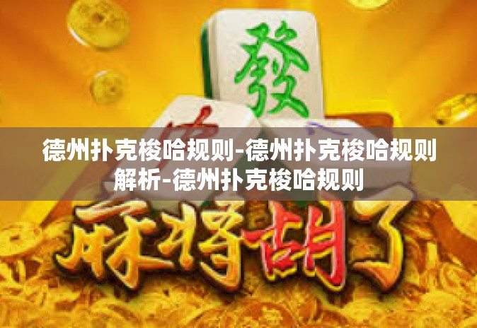德州扑克梭哈规则-德州扑克梭哈规则解析-德州扑克梭哈规则